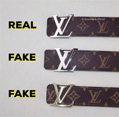 lv belt original vs fake